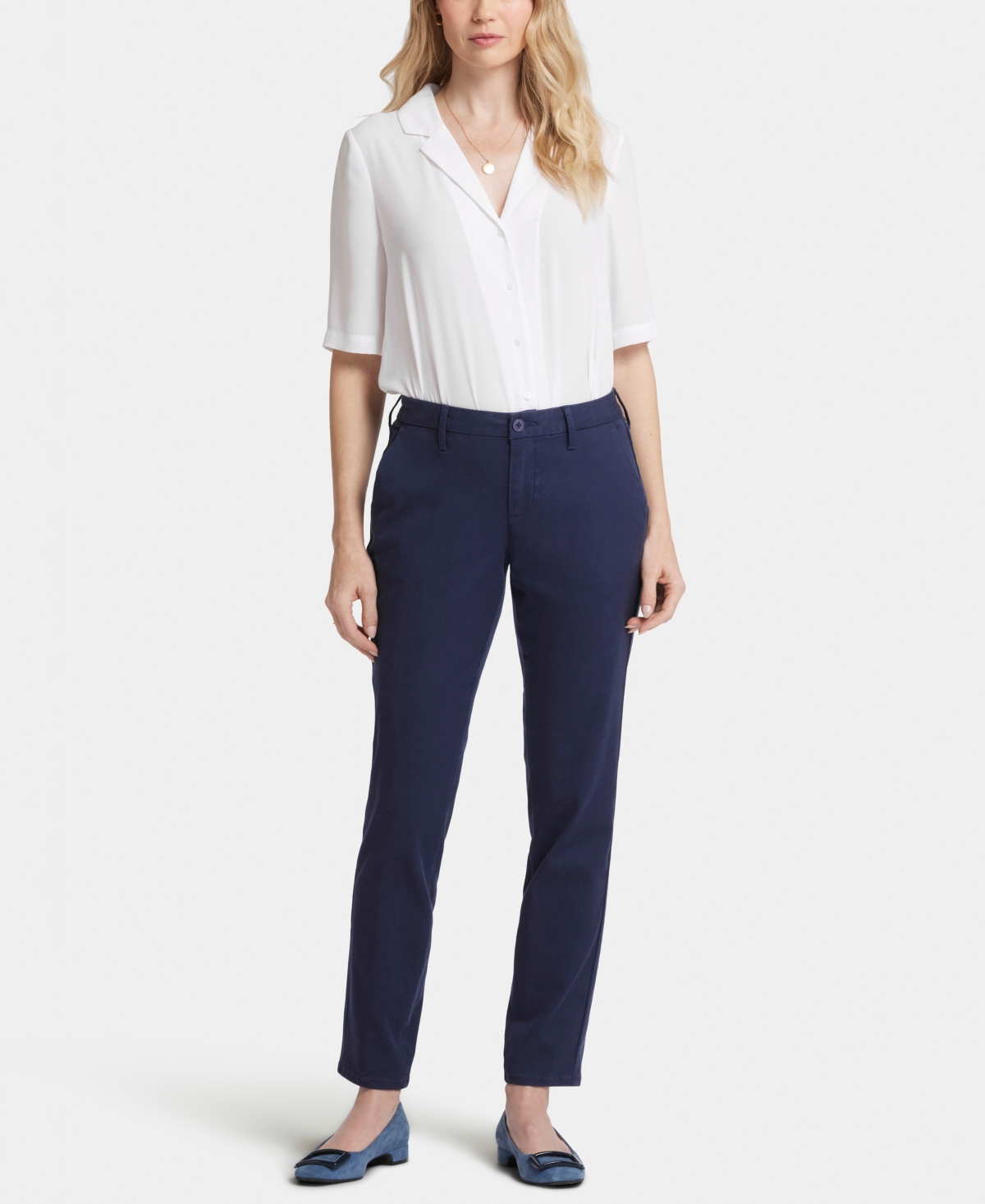 Nydj Sheri Slim Stretch Twill Pants In Starless Sky
