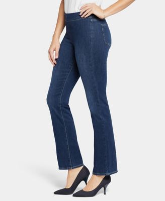 Women's Pull On Straight Jeans