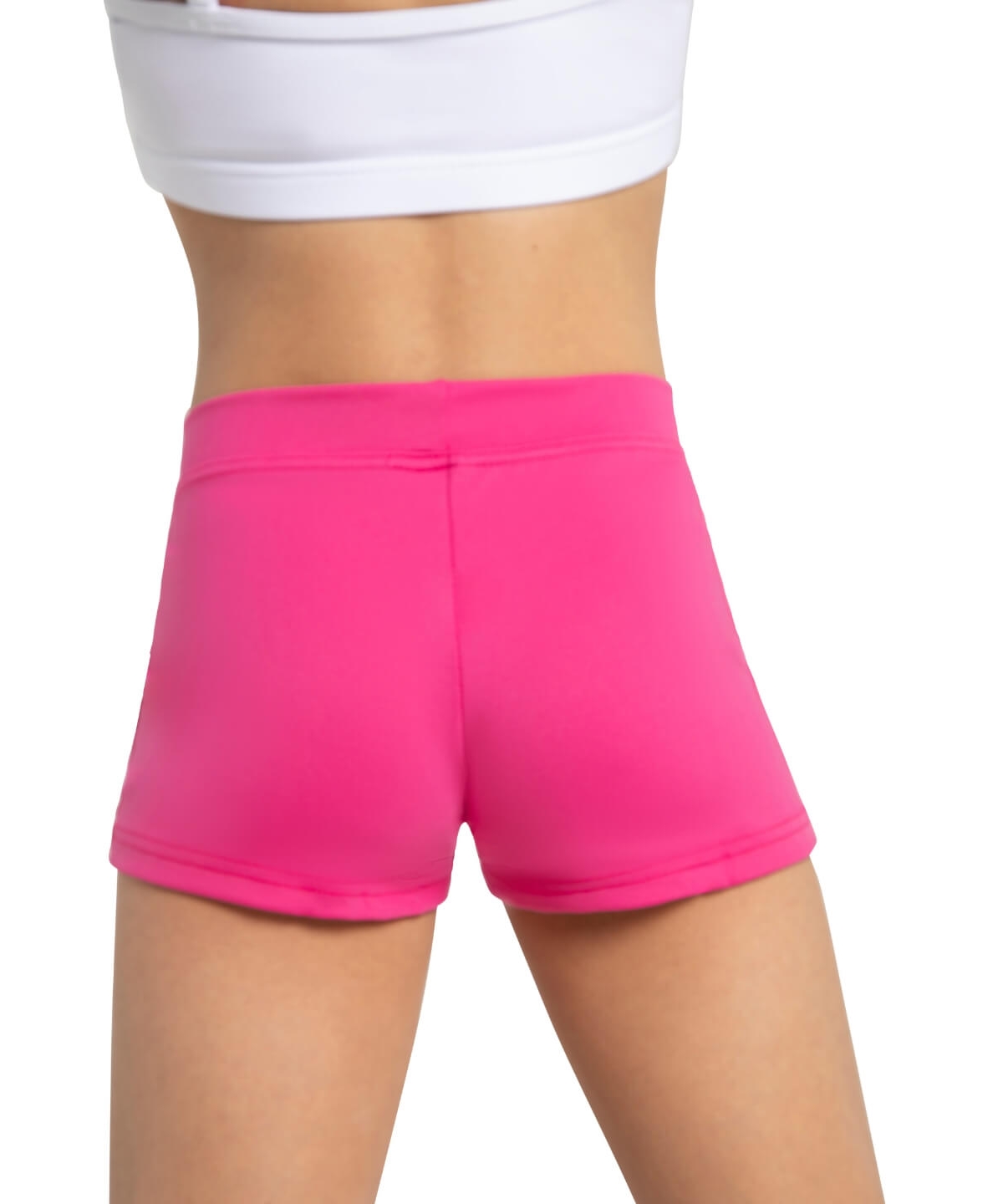 Capezio Girls Team Basics Cut Low Rise Short