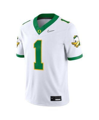 Men's White Oregon Ducks Alternate Game Jersey