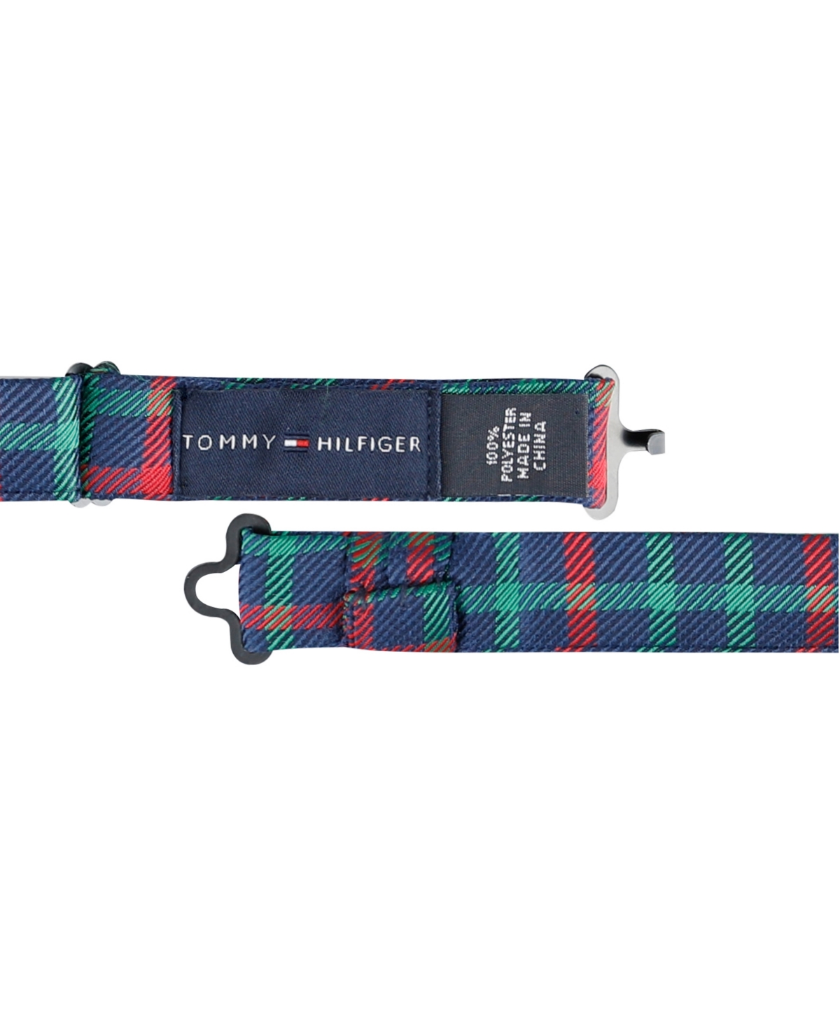Tommy Hilfiger Boys Madison Grid Check Pre-Tied Bow Tie