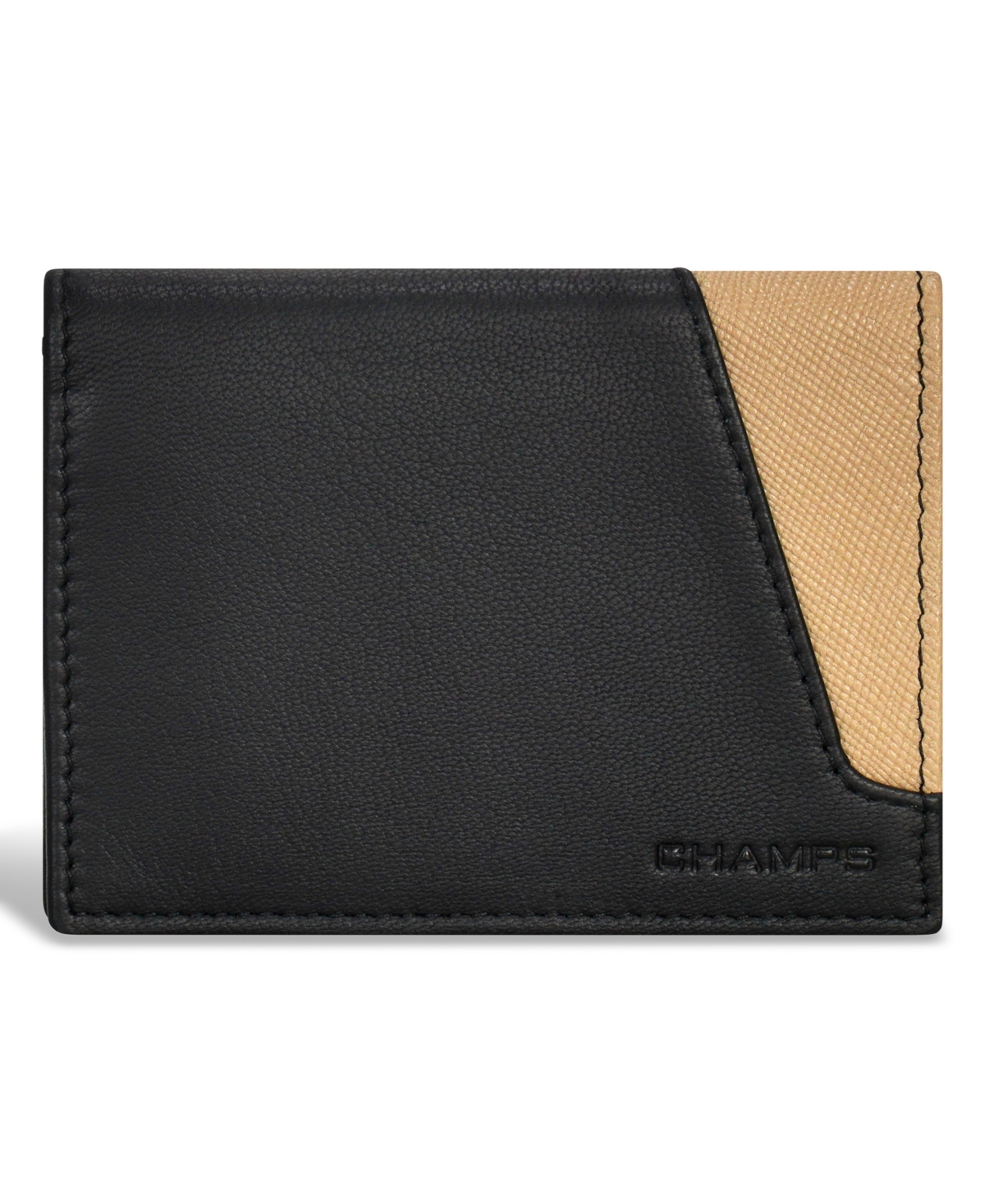 CHAMPS MEN'S ICONIC COLLECTION LEATHER CARDHOLDER 