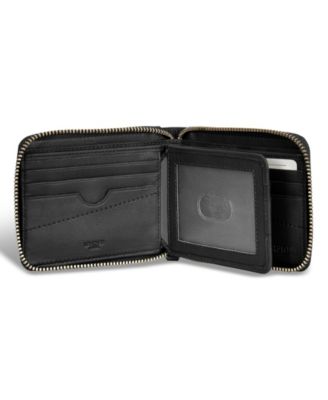 Men's Camo Collection Leather Zip Around Wallet