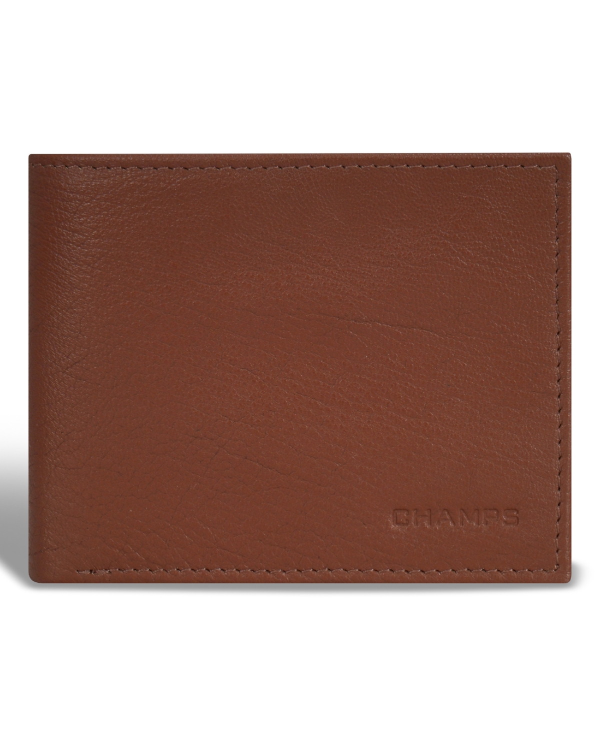 Shop Champs Men's Onyx Collection Leather Bi-fold Wallet In Brown