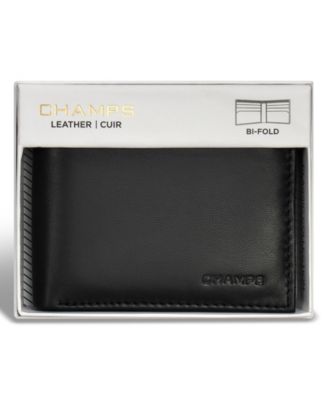 Men's Classic Collection Leather Bi-Fold Wallet