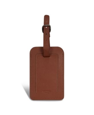 Men's Onyx Collection Leather Luggage Tags