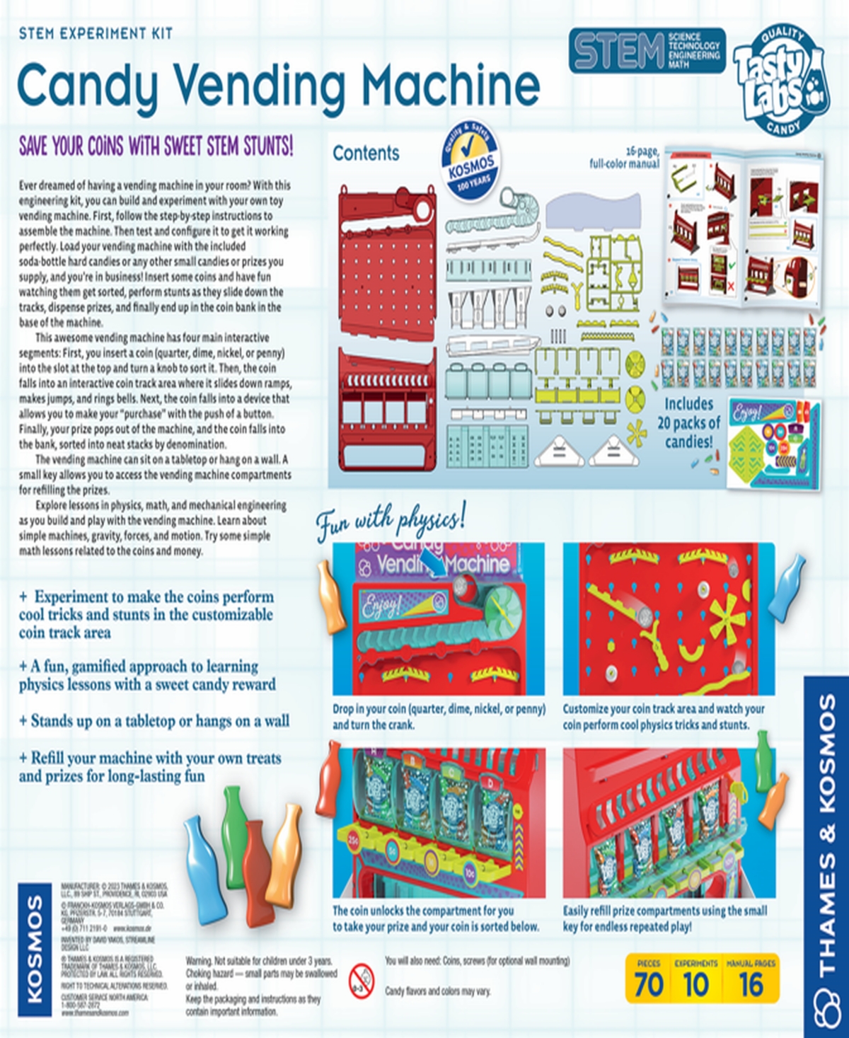 Shop Thames & Kosmos Candy Vending Machine Engineering Kit In Multi