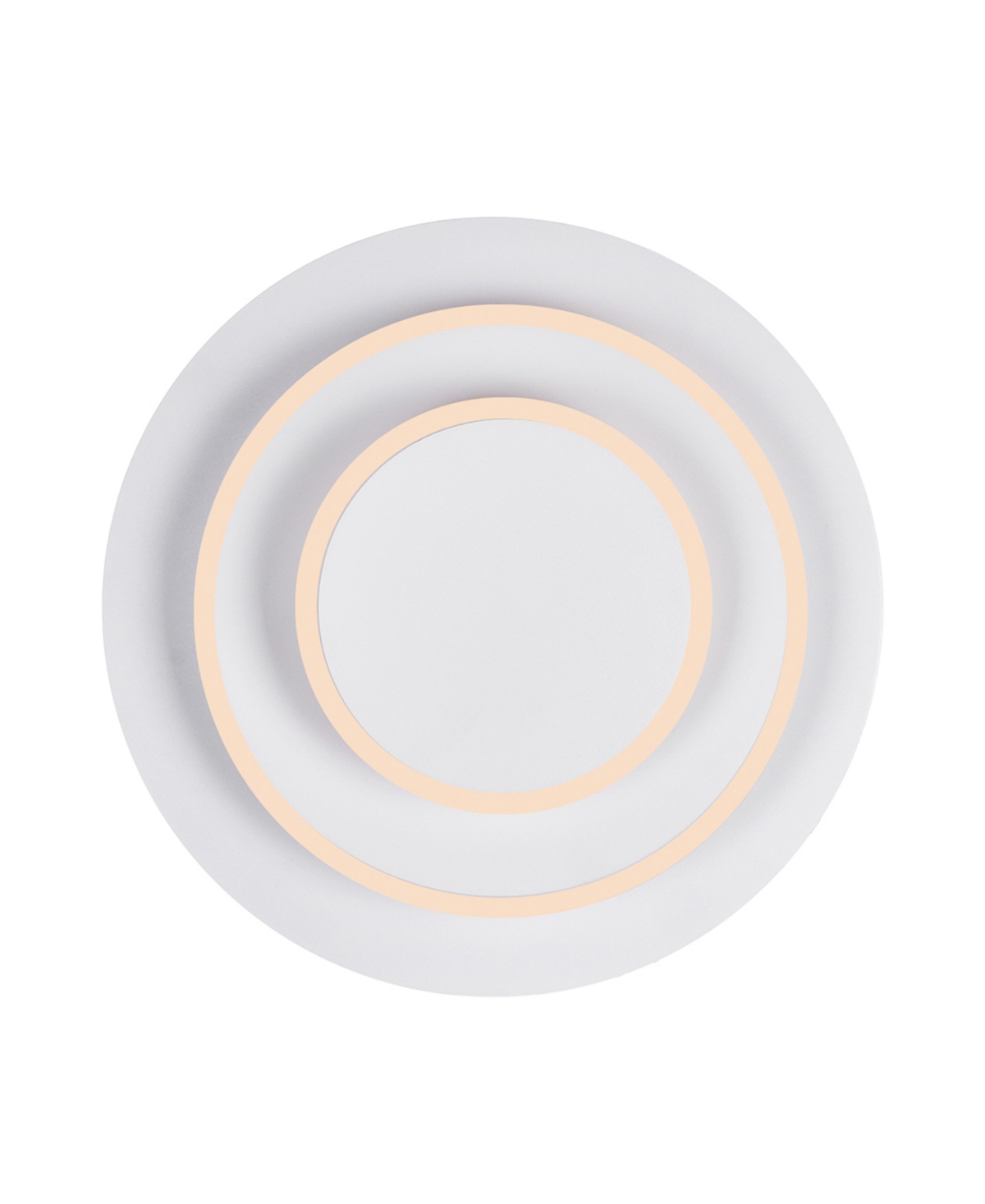 Cwi Lighting 18" Metal Private I Led Sconce In Matte White