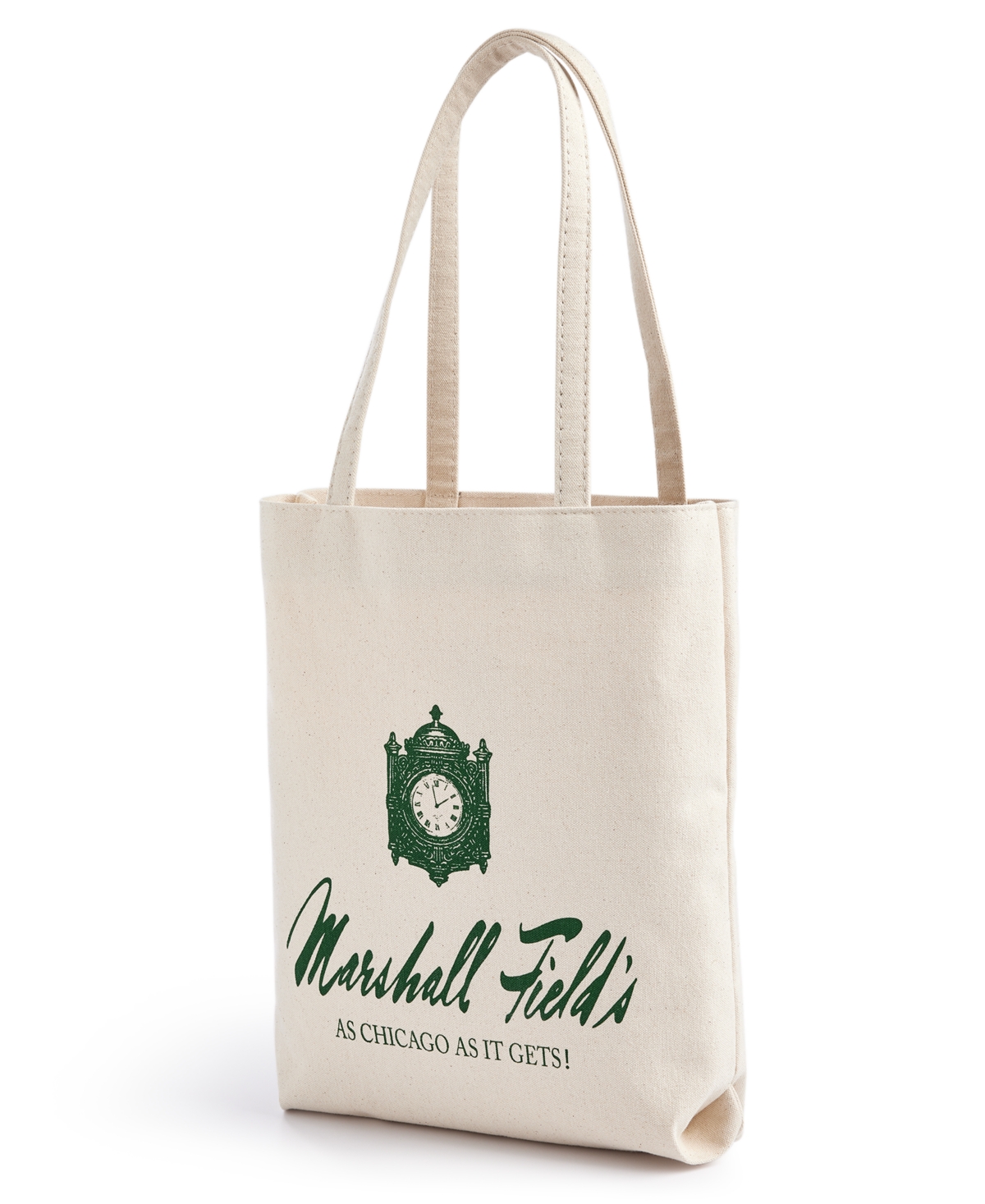 Dani Accessories Marshall Field's Logo Canvas Tote Bag, Macy's Exclusive In Transparent