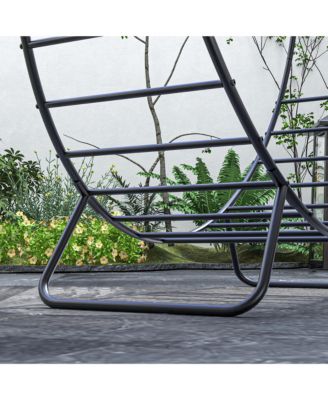 40&amp;#x22; Waterproof Firewood Rack with Cover, Outdoor Indoor Log Rack