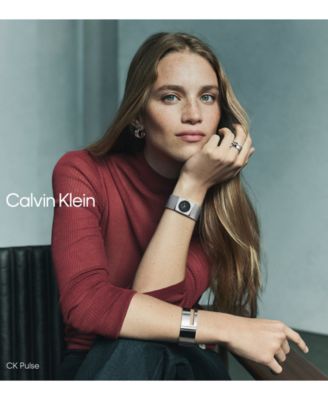 Two-Tone Stainless Steel Geometric Bangle Bracelet