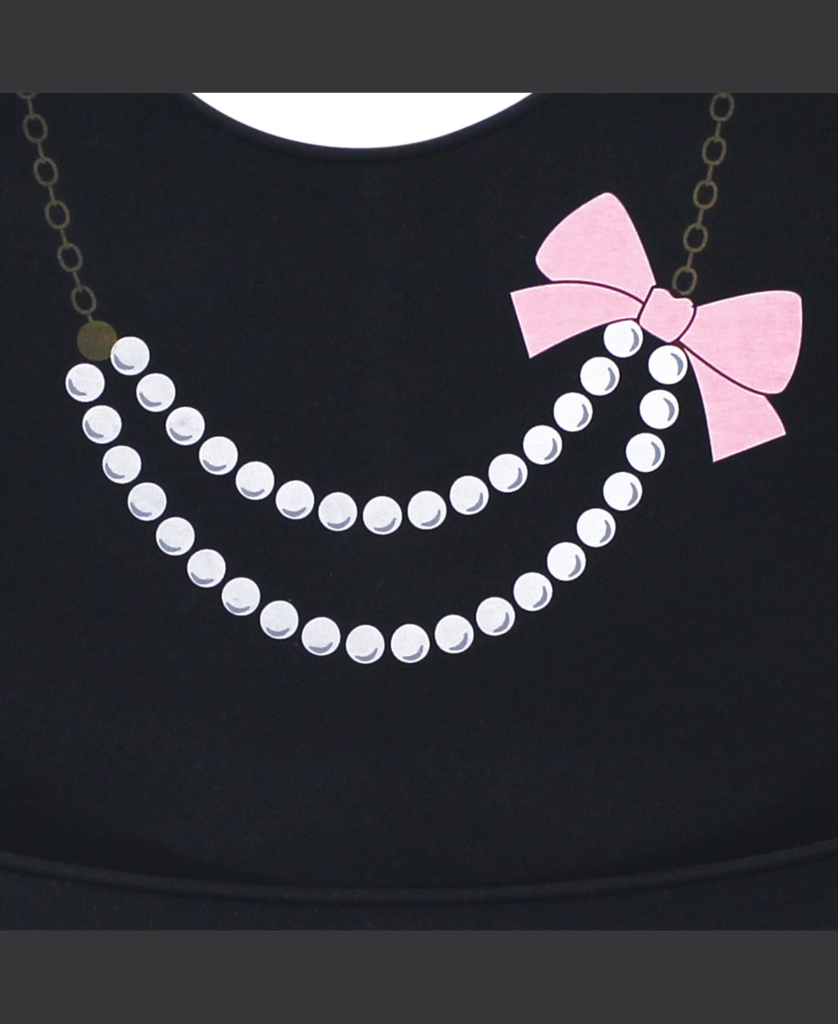 Little Treasure Baby Girl Silicone Bibs 2pk, Flawless, One Size