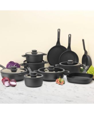 Leo Stone+ Nonstick Ceramic 10" Stock Pot with Lid Recycled, 5.9qt