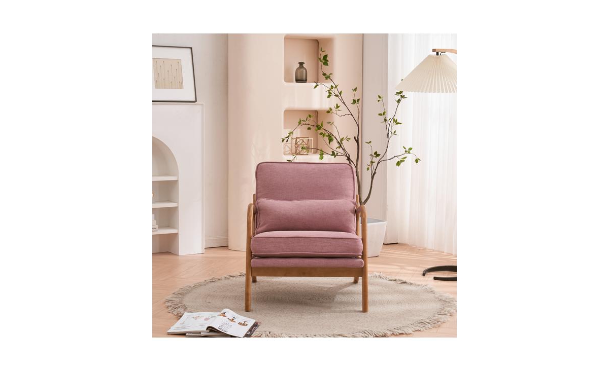 Slickblue Upholstered Single Lounge Chair, Stylish Indoor Accent Chair for Living Room