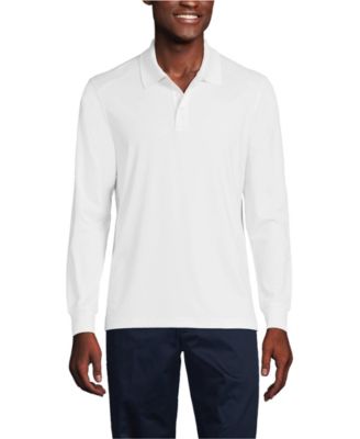 School Uniform Men's Long Sleeve Rapid Dry Polo Shirt