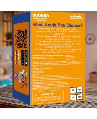 What Would You Choose - Family Card Game for Kids Ages 6-8