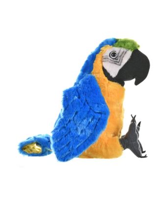 Cuddlekins Blue & Yellow Macaw Stuffed Animal, 12 Inches