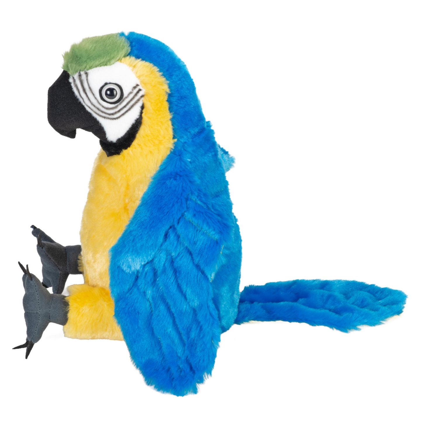 Детская мягкая игрушка Wild Republic Realistic Blue and Yellow Macaw 12" Stuffed Animal — фото 2