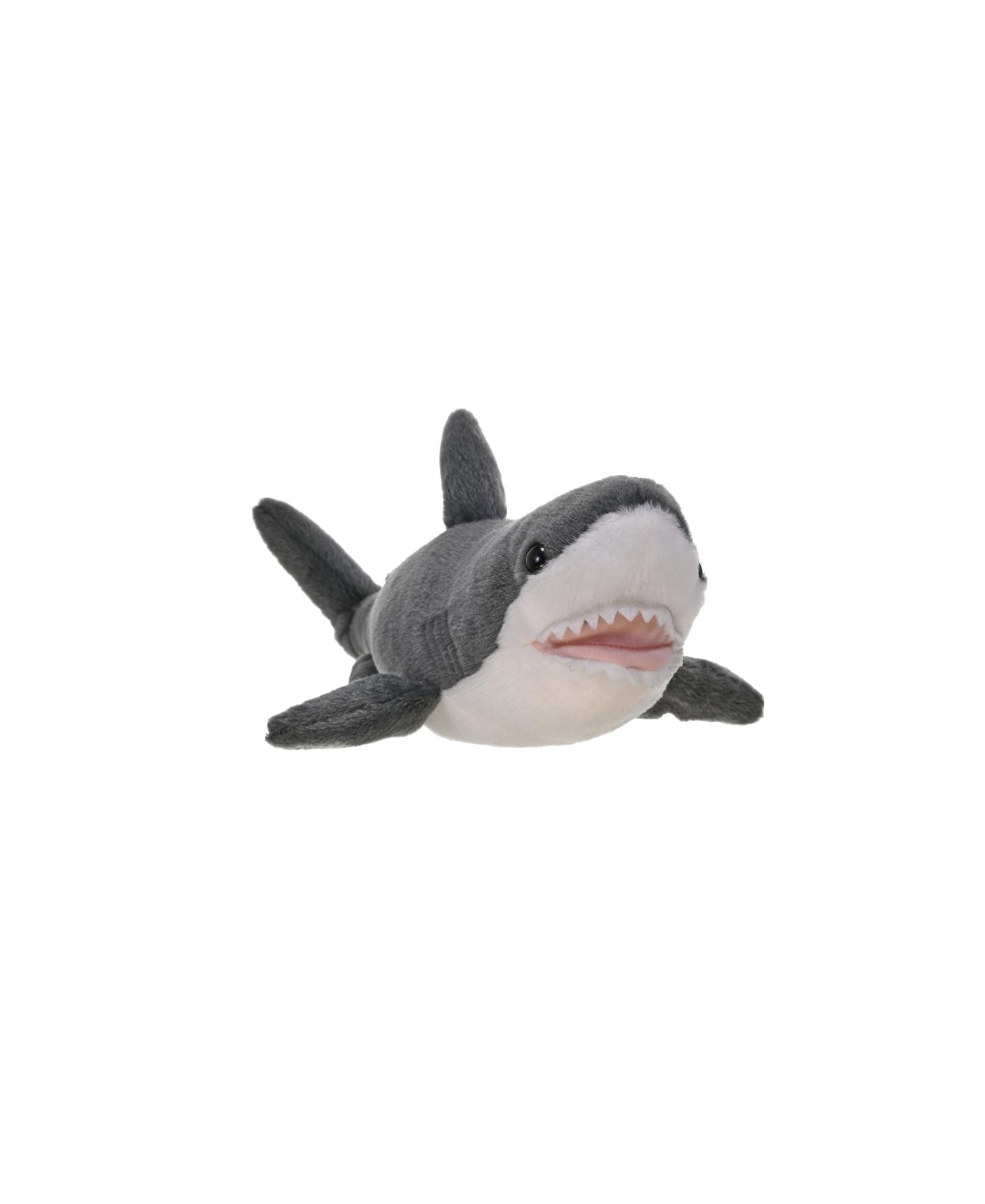 Детская мягкая игрушка Wild Republic Cuddlekins Great White Shark 8" Plush, 1-Piece — фото 1