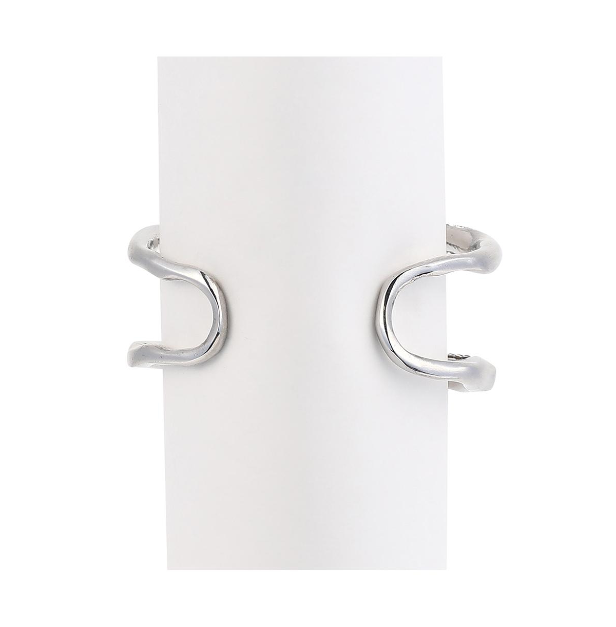 Sohi Women's The Opposta Cuff Bracelet In Silver