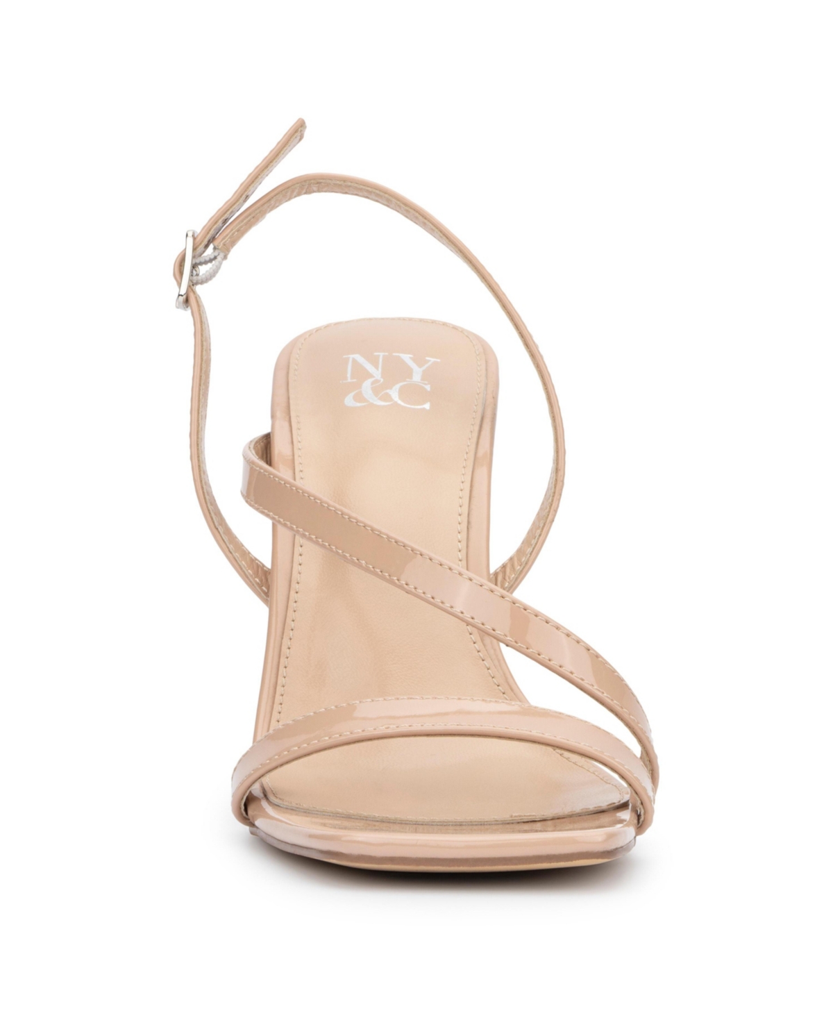 New York & Company Women's Lory Asymmetrical Heel Sandal