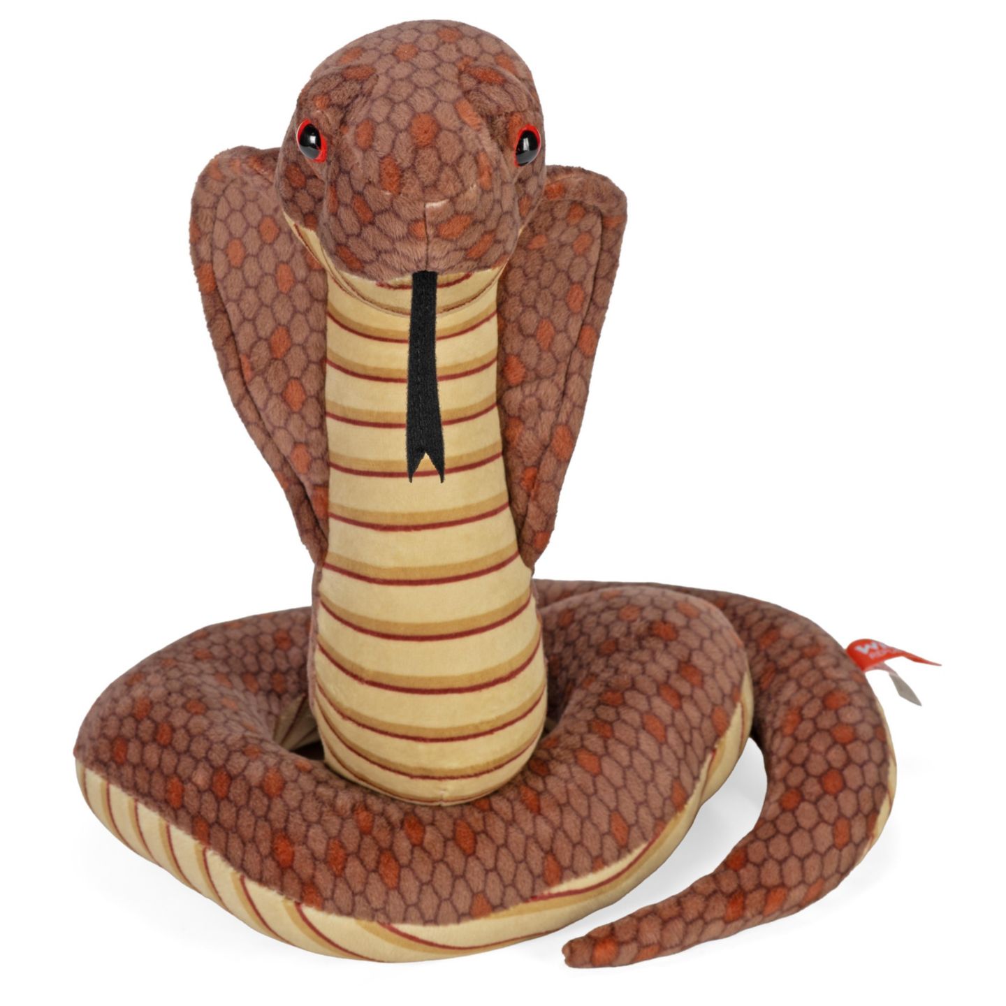 Детская мягкая игрушка Wild Republic Cobra, Stuffed Animal, Plush Toy, Gifts for Kids, Cuddlekins, 12 Inches — фото 3