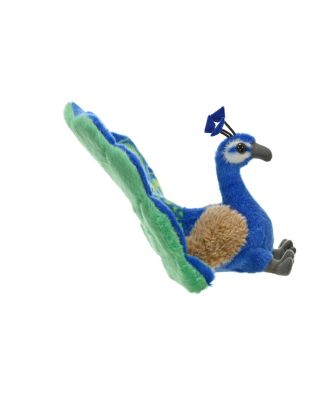 Cuddlekins Mini Peacock Stuffed Animal, 8 Inches