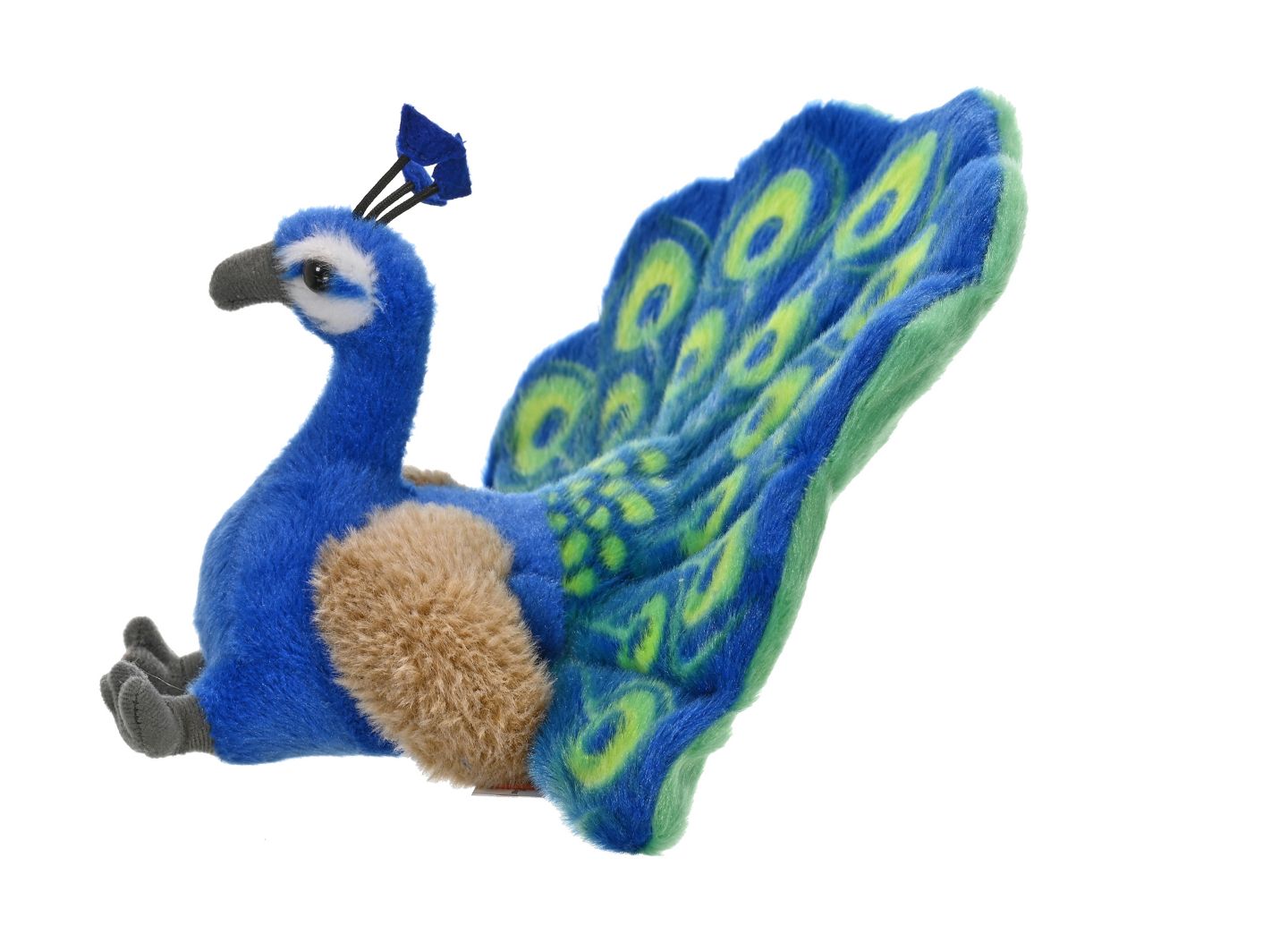 Детская мягкая игрушка Wild Republic Cuddlekins Mini Peacock 8" Plush — фото 2