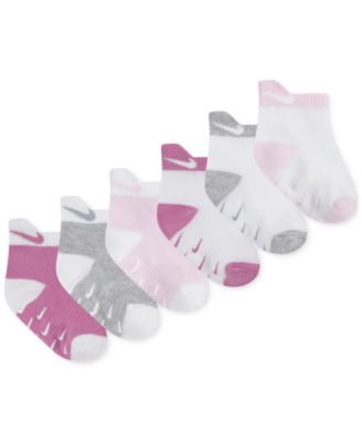 Baby or Toddler Tab Gripper Socks, Pack of 6