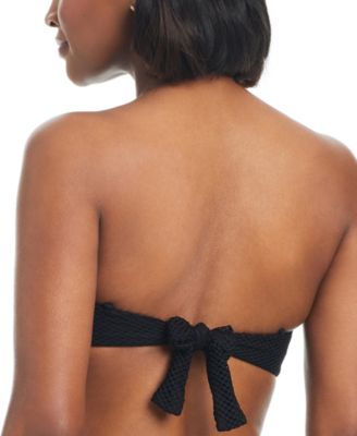 Women's Sea Crochet V-Wire Bandeau Bikini Top