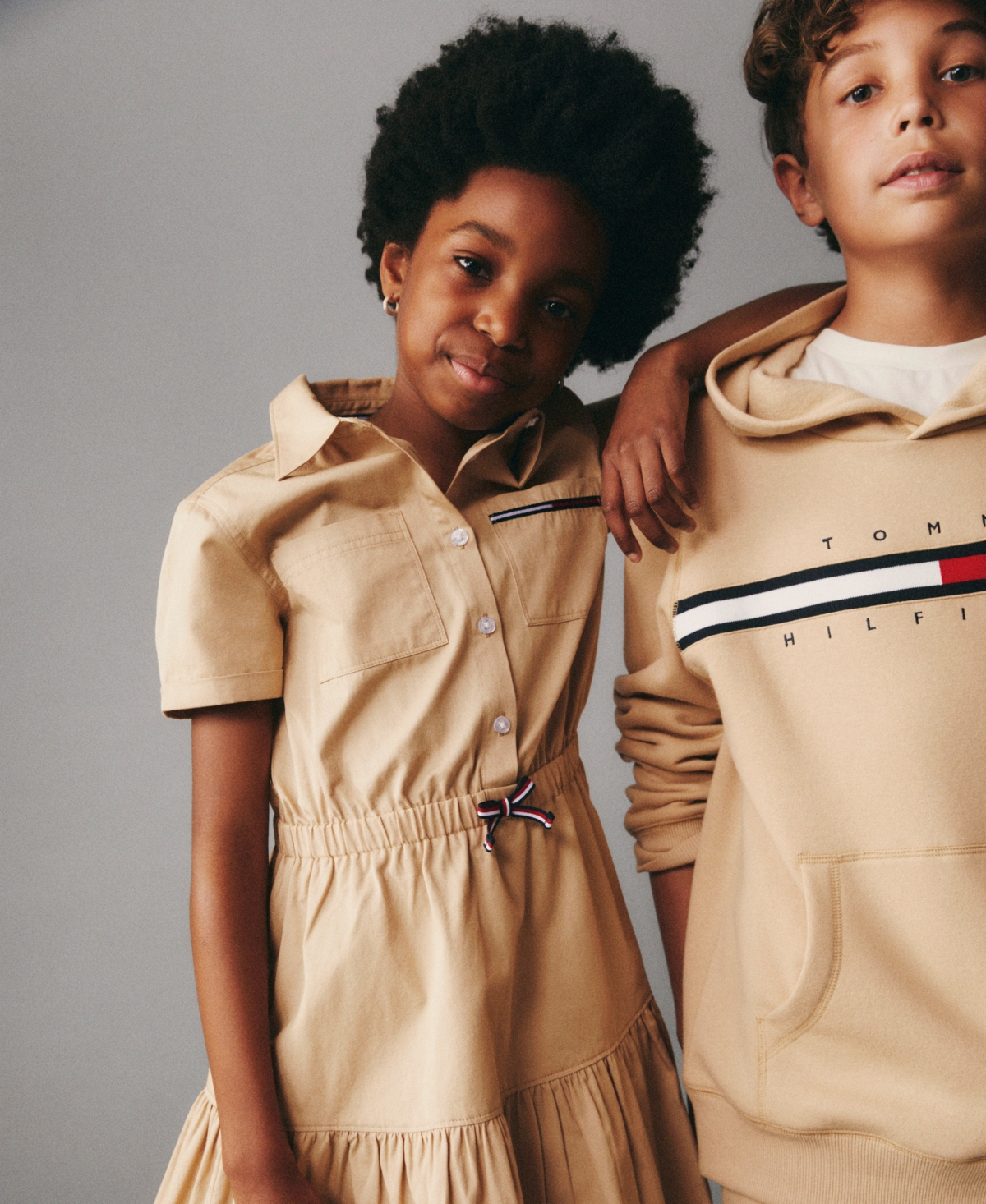 Tommy Hilfiger Big Girls Twill Shirtdress