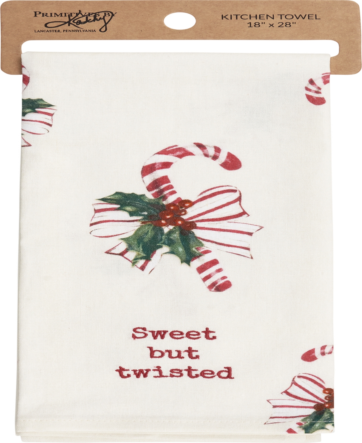 Primitives by Kathy Sweet but Twisted Kitchen Towel