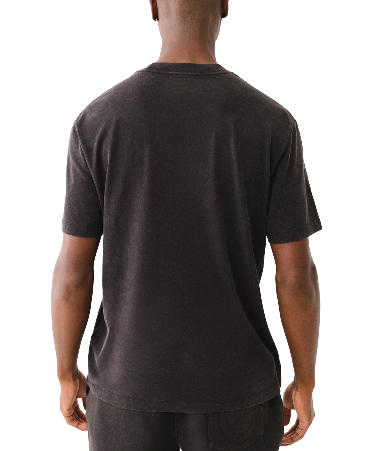 True Religion Men's Crackle Short Sleeve Crewneck Graphic T-Shirt