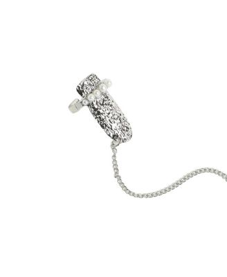 Women's Dented Wrap Nail Ring