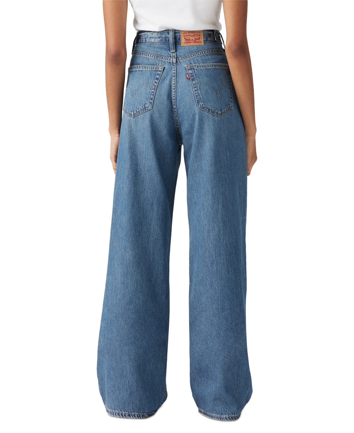 Levi's Women's Cinch-waist Lightweight Baggy Jeans In Chasing Dreams