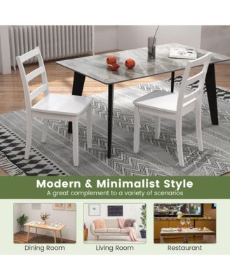 Dining Chairs Set of 4 Wood Dining Room Kitchen Side Chairs for Living Room