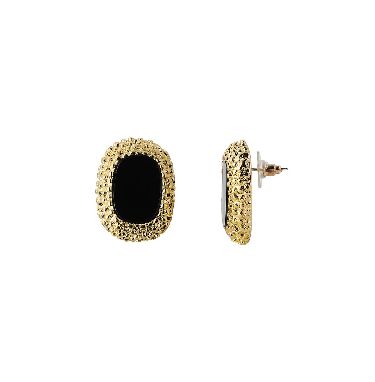 Sohi Women's The Celeste Stud Earrings In Black
