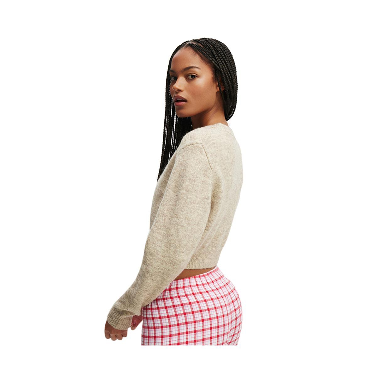 Cotton On Women's Cropped Knit Cardigan