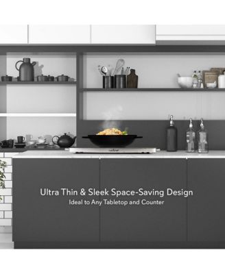 Electric Warming Tray with Non-Stick, Heat-Resistant Glass Plate, 22.4" x 6.7" Heating Surface - PKWTR40