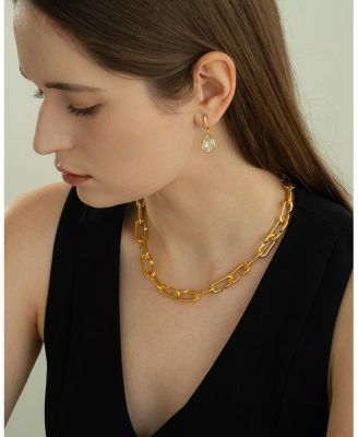 Sterling Silver 18k Gold Plated Camille Earrings Holiday Gift Idea