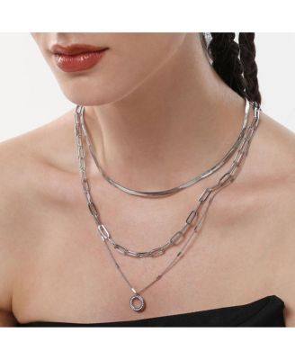 Women's The Halo Snakechain Multi-Layer Necklace
