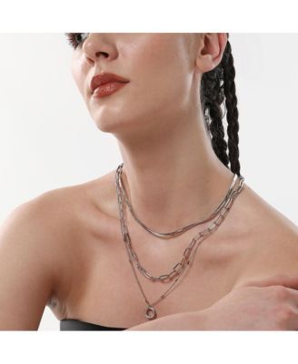Women's The Halo Snakechain Multi-Layer Necklace