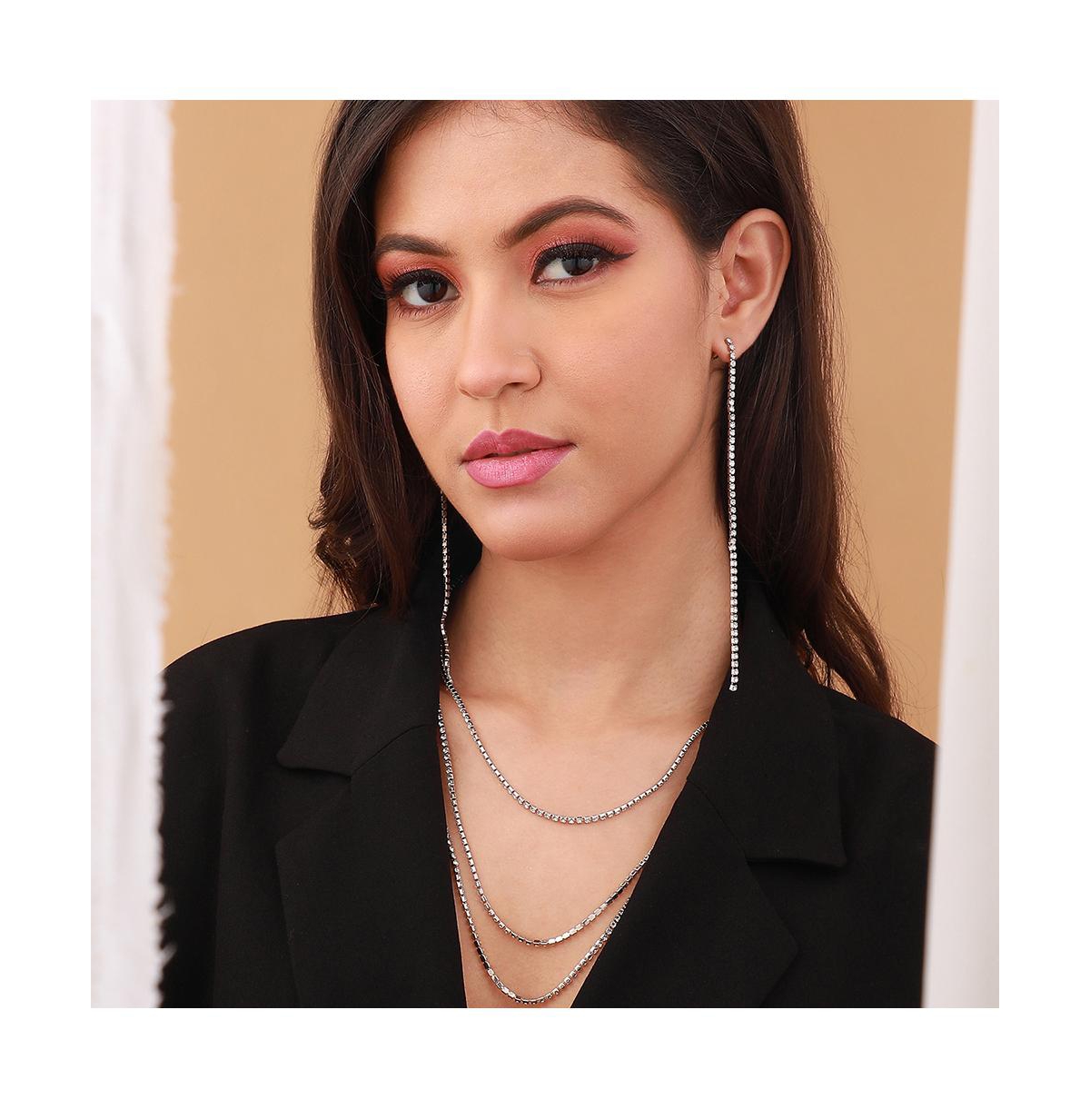 Sohi Women's The Bijou Jewellery Set In Silver