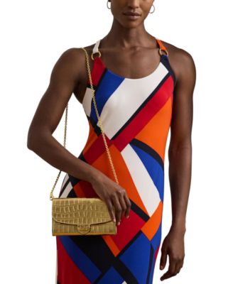 Adair Croc-Embossed Leather Small Crossbody