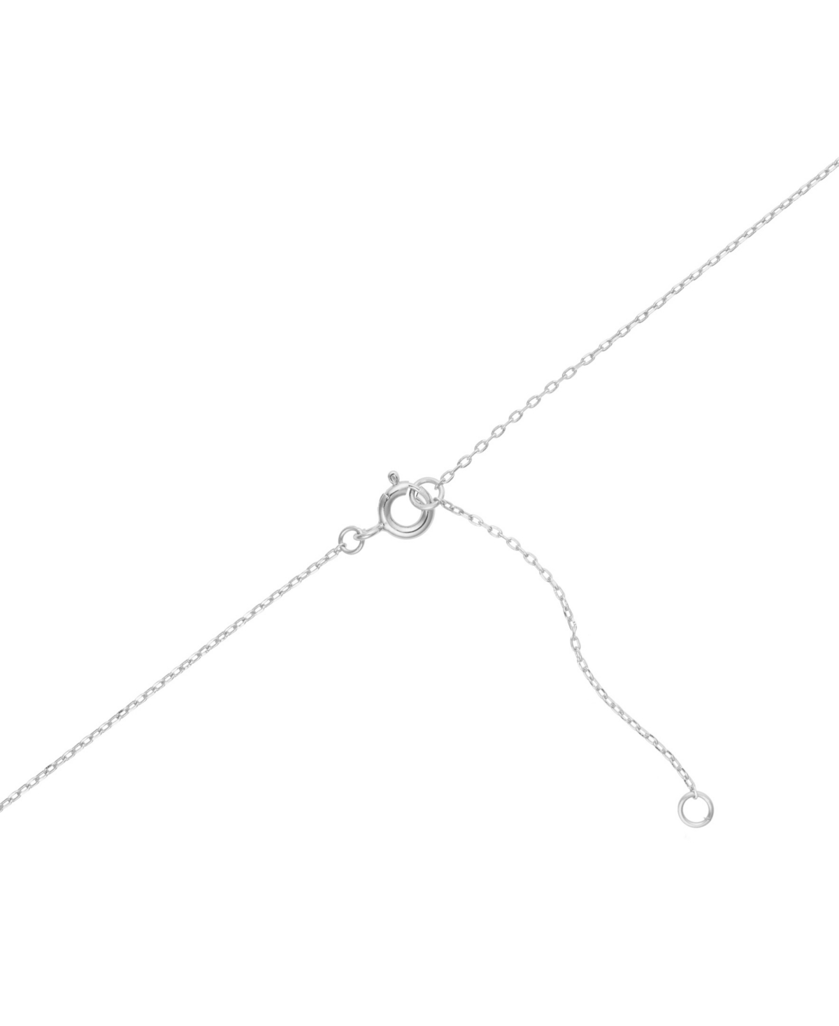 Macy's 2-pc. Set Cubic Zirconia Interlocking Rings Pendant Necklace & Solitaire Stud Earrings In Sterling S In Silver