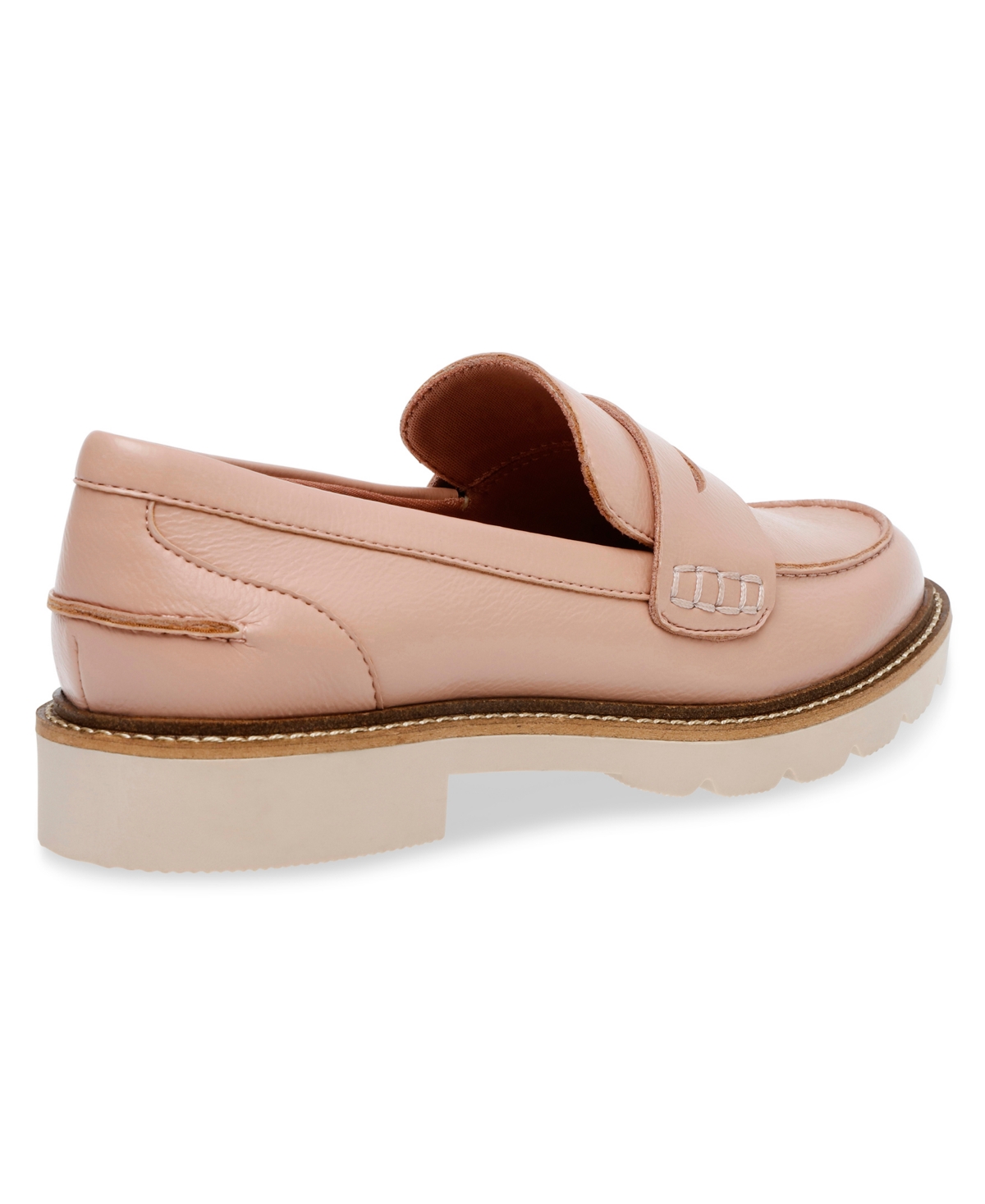 Shop Anne Klein Women's Emmylou Lug Sole Loafers In Blush