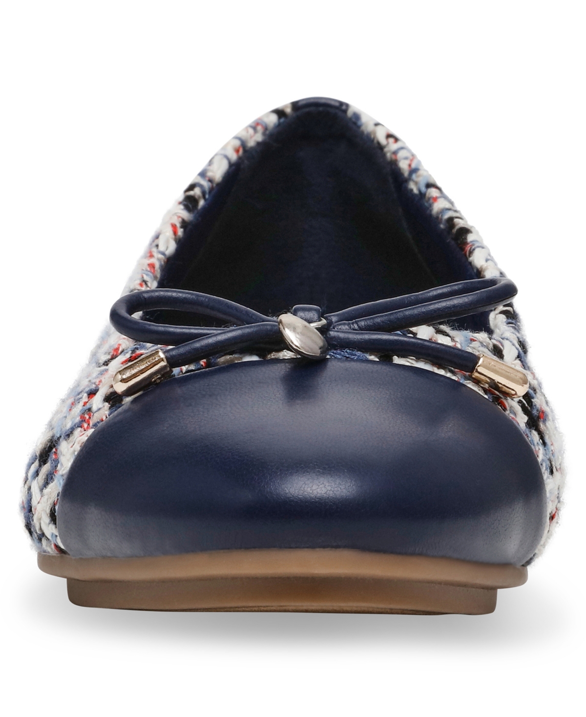 Shop Anne Klein Women's Luci Cap Toe Ballet Flats In Blue Multi