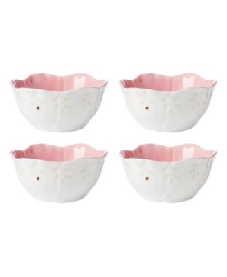 Butterfly Meadow Floral Dessert Bowls, Set of 4