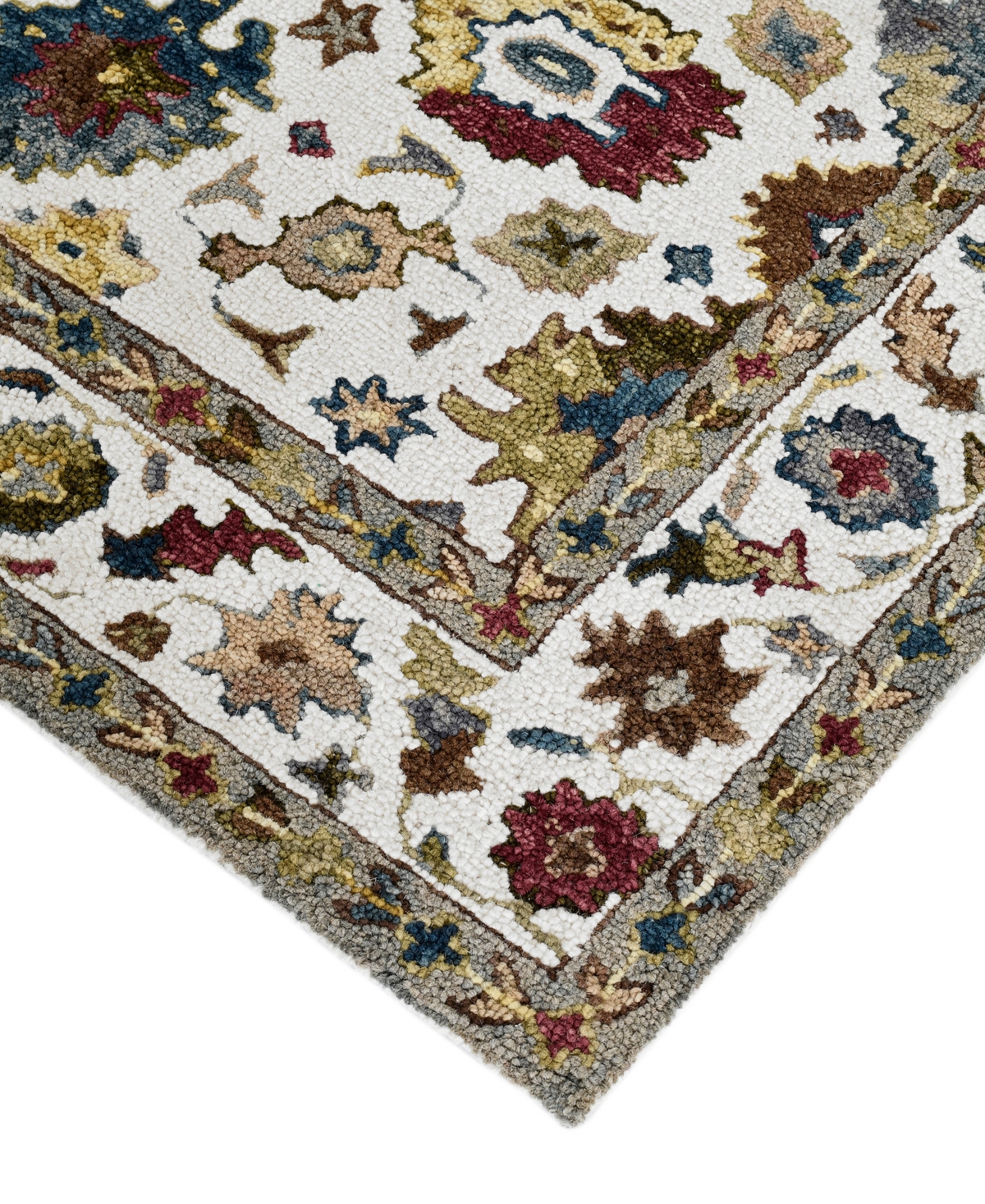 Amer Rugs Jackson Jac1 5'x8' Area Rug In Ivory