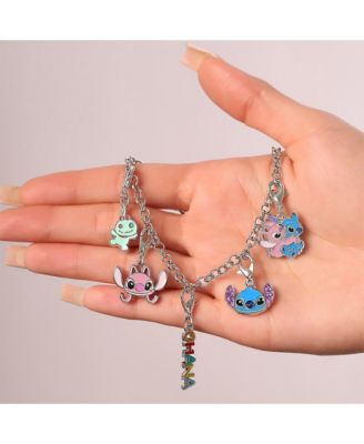 Stitch Interchangeable DIY Charm Necklace Set - Giftable Ohana, Angel, Stitch, Scrump